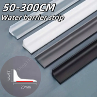 Self-Adhesive Silicone Bathroom Retention Water Retaining Strip Bendable Bathroom Door Washing Machine Shower Dam Barrier
