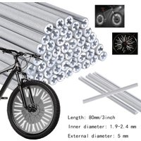 AliExpress NONE 96pcs-12pcs Bike Spoke Reflectors 8cm DIY MTB Wheel Reflectors for Night Cycling Safety Warning
