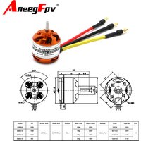 Brushless Motor D2826 2200KV 1400KV 1000KV 930KV For RC Aircraft Plane Multi-copter Brushless Outrunner Motor