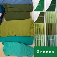 Green Chiffon Fabric Drape High Density Georgette Polyester For Summer Skirt Lining, Shirt, Pants, Dress ,Handmade DIY Clothing
