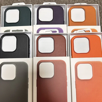Offizielle Qualitätslederhülle für MagSafe für iPhone 17 Pro Max 16 15 14 13 Pro Max Air Original Magnetische Ladehülle