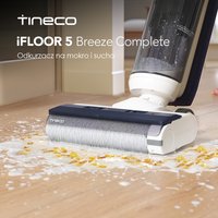 Tineco Ifloor 5 Breeze – kompleksowy odkurzacz do czyszczenia na mokro i na sucho, umożliwiający jednokrotną czynność czyszczenia twardych podłóg, czyszczenie krawędzi, potrójna żywotność baterii,