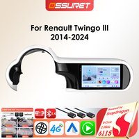 2 din android Autoradio Multimedia-Player für Renault Twingo 3 Bathregrad 2014-2024 Car Audio 9-Zoll-Bildschirm Wireless Carplay GPS Stere
