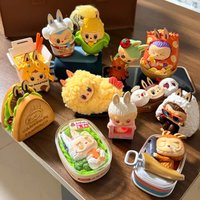 POPMART THE LABUBU MONSTERS WACKY MART Series Blind Box Anime Action Figure Guess Bag Ornament Figurines Dolls Model Girls