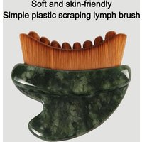 1pc Portable Lymphatic Contour Face Brush Multi-function Chin Reduce Puffiness Lymphatic Drainage Massager for Face