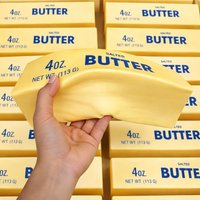 NeeDoh Butter Fidget Stress Relief Toy 4Oz Simulation Salted Butter Block Slow Rebound Stretchy Sticky For Adult Anxiety Relief