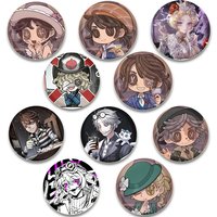 58mm Fans Collection Popular Game Identity Ⅴ Brooches Tinplate Cartoon Cosplay Badge Pins Backpacks Bag Ornament Accessory