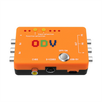 A07I ODV-II Component/CVBS/S-Video to Component Converter Adapter Without Delay Inputs for Retro Gaming Console Accessory