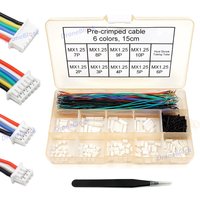 PicoBlade 1.25mm Pitch Connectors and Pre-Crimped Cables Compatible with JST Molex PicoBlade 1.25mm for Pixhawk Silicone Wire