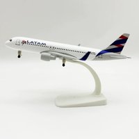 20cm Diecast Metal Airplane Model A320 Latam Airways Chile Aircraft 1/300 Scale Planes With Landing Gears For Display Collection