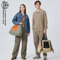 32L Large Capacity Foldable Tote Bag Ultralight 70D Nylon Shoulder Bag Waterproof Outdoor Camping Hiking Grocery Shopper Bag