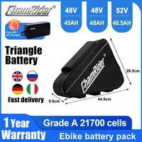 ChamRider 48V Ebike 21700 batterij oplaadbare cel 72V 60V 52V driehoek 30AH 40AH enorme capaciteit 1000W 2000W super krachtig