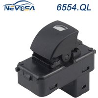 NEVOSA 6554.QL For Citroen C4 For Peugeot 207 Auto Window Lifter Switch Control Button 6554QL 6490HQ 6554HJ 6554HF 9651465677