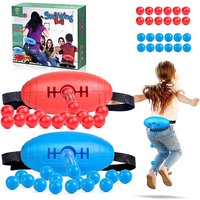 Schaukelbälle-Spielspielzeug für Kinder und Erwachsene, Geburtstagspiel für drinnen und draußen für Kinder, lustiges Hinterhof-Spielset mit 36 Bällen, Sommer