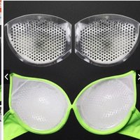 Accessories Honeycomb Chest Cups Round Removable Push Up Breast Accessories Silicone Bra Pads Bikini Bras Pad Bras Cups Insert