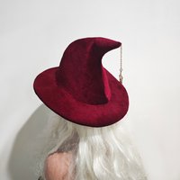 Adult Kids Halloween Witch Hat with Star mon Pattern Masquerade Wizard Hat Cosplay Costume Halloween Party Funny Dress up Props