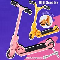 1pc Foldable Finger Scooter T-shape Fingertip Scooter Creative Mini Finger Scooter Desktop Fingertip Toy For Kids