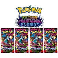 fun 4 Packs 40Pcs Pokemon Card Scarlet Violet Prismatic Evolutions English Booster Battle Trading Collection Gift for Kids