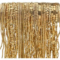 3A + couleur de rétention diverses formes étoile coeur hématite pierre naturelle plaquée perles d'or en vrac pour la fabrication de bijoux Bracelets à faire soi-même