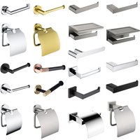 SANLUOIS Stainless Steel Wall Mount Paper Holder With Cover Bathroom Toilet Accessories Hardware Paper Holder