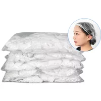 50/100PCS one-time bath cap waterproof bath thick anti-smoke home hair mask hair oil cap heating dye hair cap