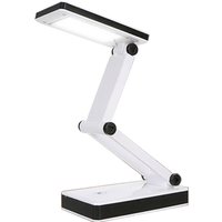 Foldable Desk Lamp Portable Compact Reading Lamp Usb/ Battery Powered Desk Light Touch Switch Control Dimming Eye Care Book Lamp