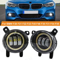 LED Fog Light Angel Eyes For BMW F20 F21 F22 F23 F45 F46 F30 F31 F34 F35 Auto Headlight Front Driving Lamp Car Accessories 12V image 4