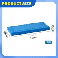 Double Sided Carp Fishing Rig Box Waterproof Organizer Fishing Hook Tackle Container Storage Box for Lake Fishing Travel