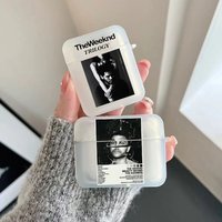 The Weeknd Minimalist Poster Earphone Case for Apple Air Pods Pro 3 2 Transparent Cover Soft Fundas for Airpods 2 1 4 Accessorie