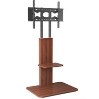 Heavy Duty TV Floor Stand 5-Levels Height Adjustable TV Mount Bracket for 32-65 Inches TV