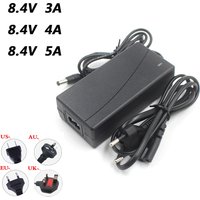 8.4V 3A 4A 5A Intelligence Lithium Li-ion Battery Charger for Lithium Polymer Battery Pack EU US UK AU Plug Dc3.5*1.35mm