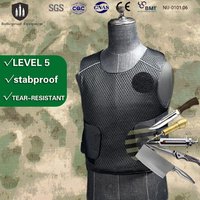 Level 5 Concealable Stabproof Vest Breathable Scale Armor Anti Stab&Slash Resistant Ultra Lightweight Self-Defense&Safety Gear