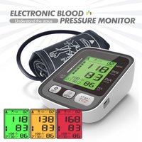KIUZOU Oberarm Automatisches Blutdruckmessgerät BP Blutdruckmessgerät Druckmessgerät Tonometer zur Messung des arteriellen Drucks