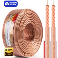 Musical Sound Pure Copper Stereo Audio Speaker Wire & Cable DIY HIFI Audio Line Oxygen Free Pure Copper Speaker Cable Wire