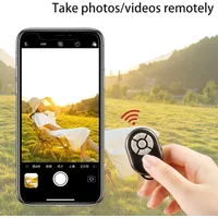 Mini Bluetooth Remote Control for TikTok Scrolling Selfie Photos Video Play Pause Page Turner for iPhone Xiaomi Android Phones