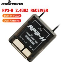 Radiomaster RP3-H 2.4GHz Receiver Dual Antenna Compatible With NEXUS Heli Flight Controller