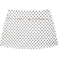 Women's Mini Skirt Shorts Fashion Belt Polka Dot Print Short Skirts Woman Mid Waist Short Skirts Female Summer Casual Shorts