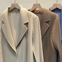 Miyake Pleated 2026 Spring and Summer Women's High-end Suit Jacket Women Senior Sense Pleated Art Commuting Temperament Suit