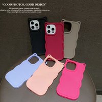 Cat Ear Candy Silicone Waves Phone Case For Samsung Galaxy A07 A17 A37 A57 A06 A16 A26 A36 A56 A05S A05 A15 A25 A35 A55 5G Cover