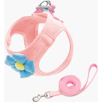 Dog and Cat Traction Rope Chest Strap Set Small Dog Walking Rope Tank Top Anti Slip Chain Teddy Bear Shiba Inu Pet Traction Rope