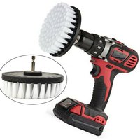 1PC 5 Inch Soft Drill Brush Car Soft Brush Drill Kit Bathroom Kitchen Auto Care Cleaning Tools For Cleaning Carpet & Leather