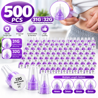 Einweg-Insulinpen-Nadeln 4/5/6/8mm 31G 32G Universal für Insulin-Injektionspens Sterile Einweg-Feinnadel-Zubehör
