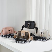 Black Luxury Handbags And Purse Women PU Leather Messenger Shoulder Bag Plaid Female Crossbody Bag Tassel Quilted Brand
