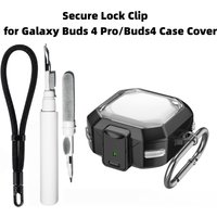 New for Galaxy Buds 4 Pro Case Secure Lock Shock-Proof TPU Protective Cover for Samsung Galaxy Buzz4 Buds4 Pro Case Case Coque