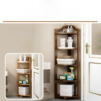 Corner Storage Rack Home Floor Multi-layer Bathroom Basin Storage Stand Multi-functional Kitchen Wall Corner Storage