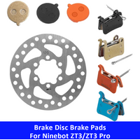 Brake Replacement Kit 120mm Disc Brake Rotor Brake Pads for Ninebot ZT3 ZT3 Pro Front Rear Braking Accessories Brake Disc