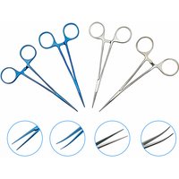 Dental Microvascular hemostatic Clamp forceps Hemostatic Forceps Pliers Straight/Elbow Tips