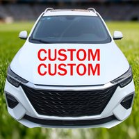 CUSTOM Flag Car Engine Cover 115x160CM Decorative Automobile Engine Hood Wrap for Vehicle Decoration