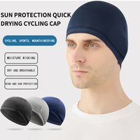 Outdoor cycling cap windproof sun protection sports cap motorcycle cap bicycle motorcycle liner high elastic