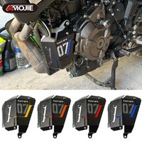 Radiator Guard Coolant Recovery Tank Shield Cover For Yamaha MT-07 MT07 FZ07 2014 - 2019 2020 2021 2022 2023 2024 MT 07 FZ 07
